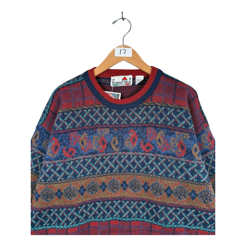 Vintage Florence Tricot Abstract Sweater