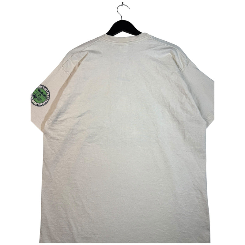 Vintage Panda Bamboo Graphic T-Shirt
