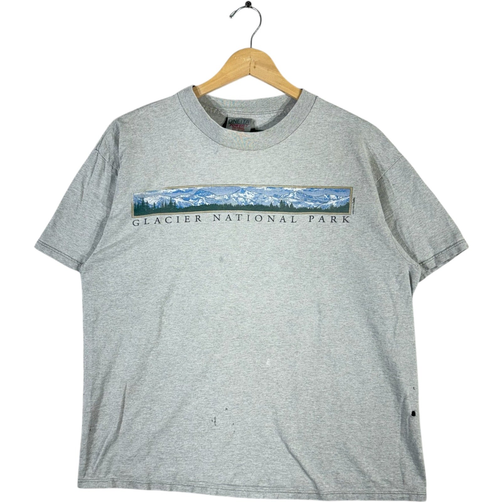 Vintage Glacier National Park Souvenir Tee