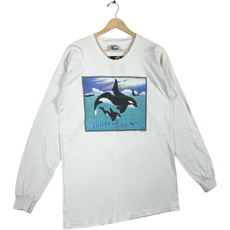 Vintage "Voices Of The Sea" Killer Whales Long Sleeve