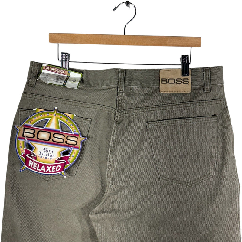 Vintage Boss Relaxed Fit Chino Shorts 38x11 NWT