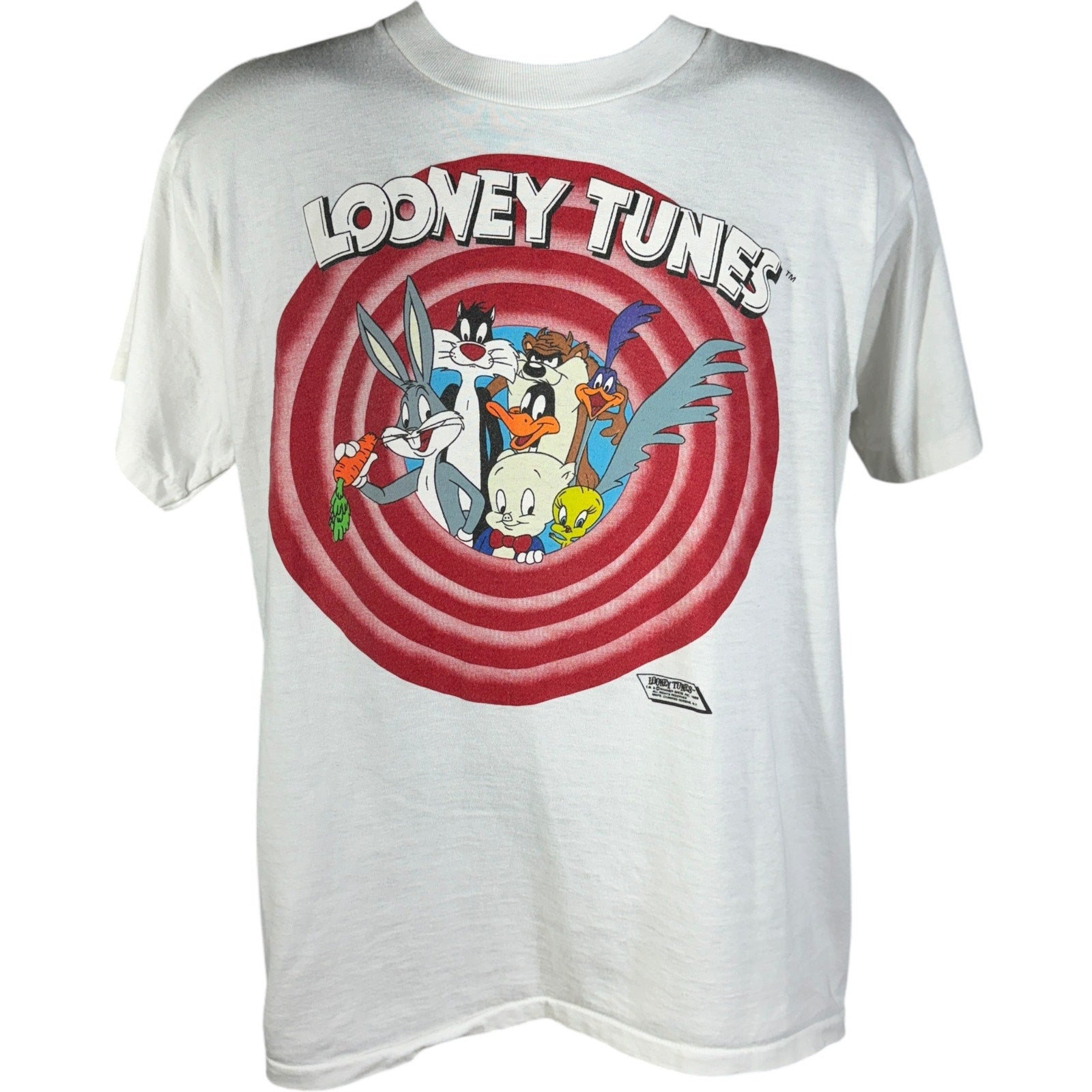 Vintage Looney Tunes "That's All Folks" Logo Tee