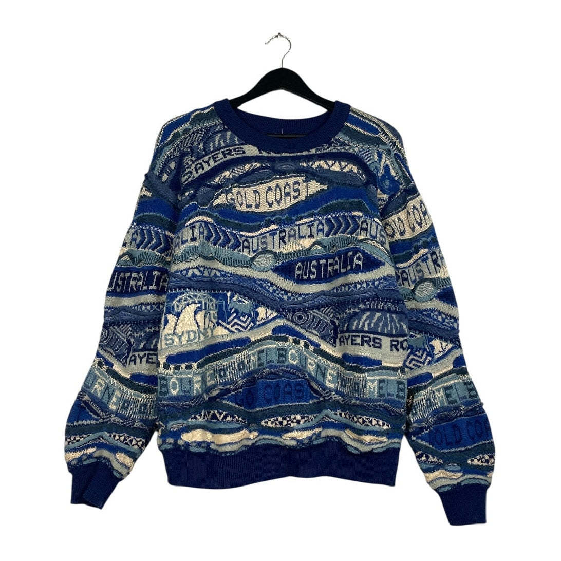 Vintage Soul Of Australia 3D Knit Spellout Sweater