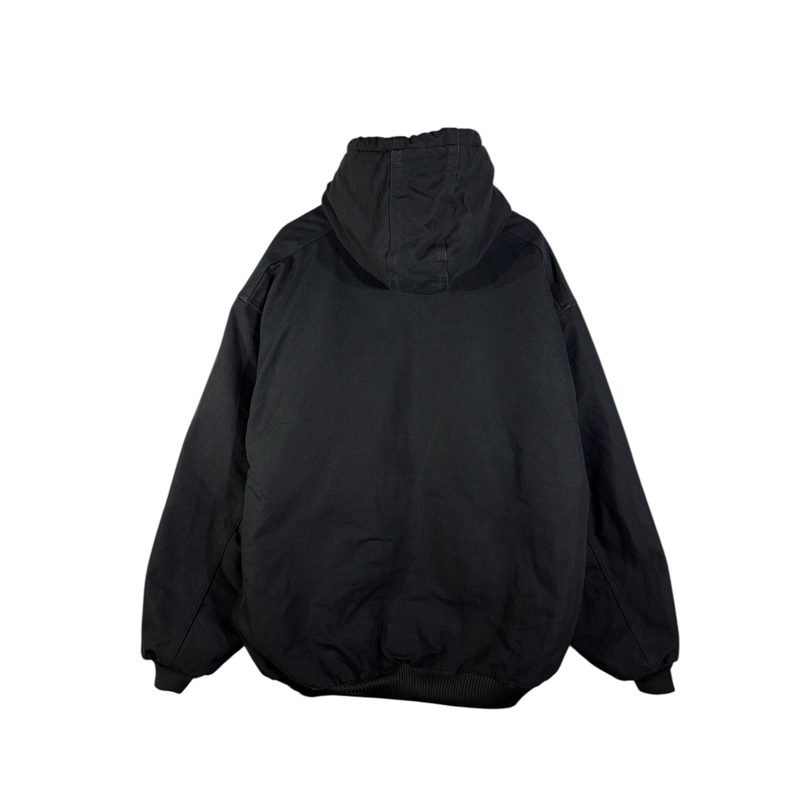 Vintage Carhartt Canvas Hooded Full Zip Workwear Jacket