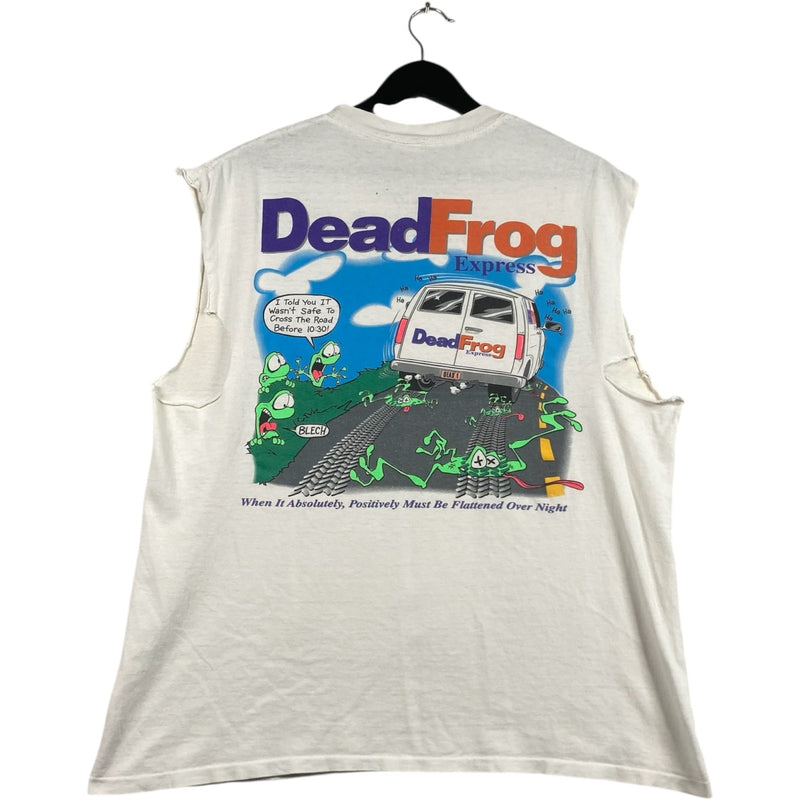 Vintage DeadFrog Express Humor Tank Top