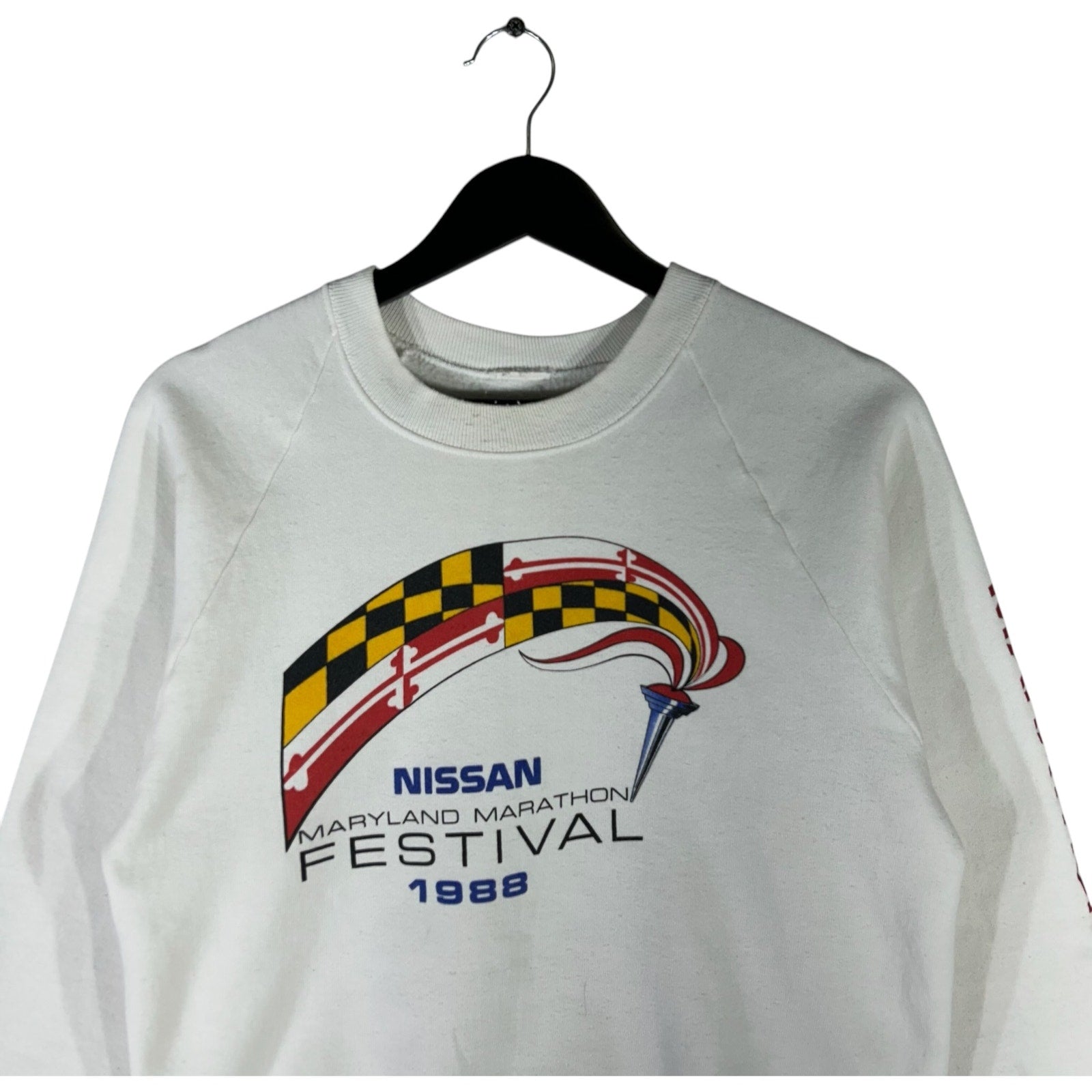 Vintage Nissan Maryland Marathon Festival Crewneck 80s