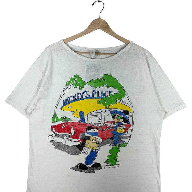 Vintage Disney Mickey's Place Shopping Tee