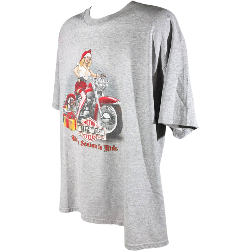 Vintage Harley Davidson Tis The Season to Ride Christmas Tee