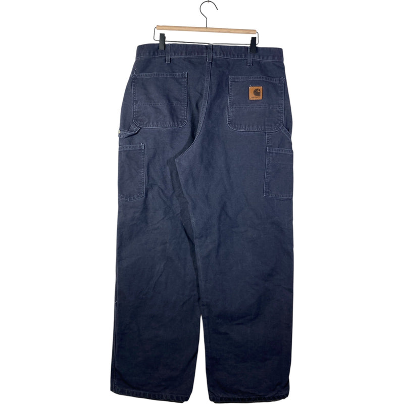 Vintage Carhartt Loose Straight Washed Duck Dungaree Work Pants 38x30