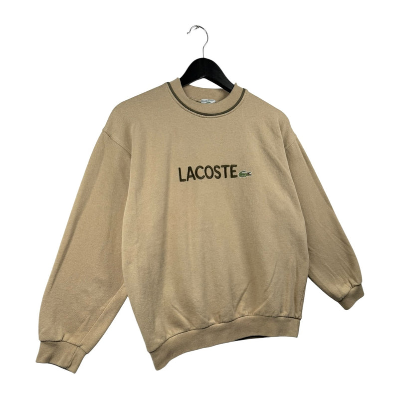 Vintage Lacoste Spellout Logo Crewneck