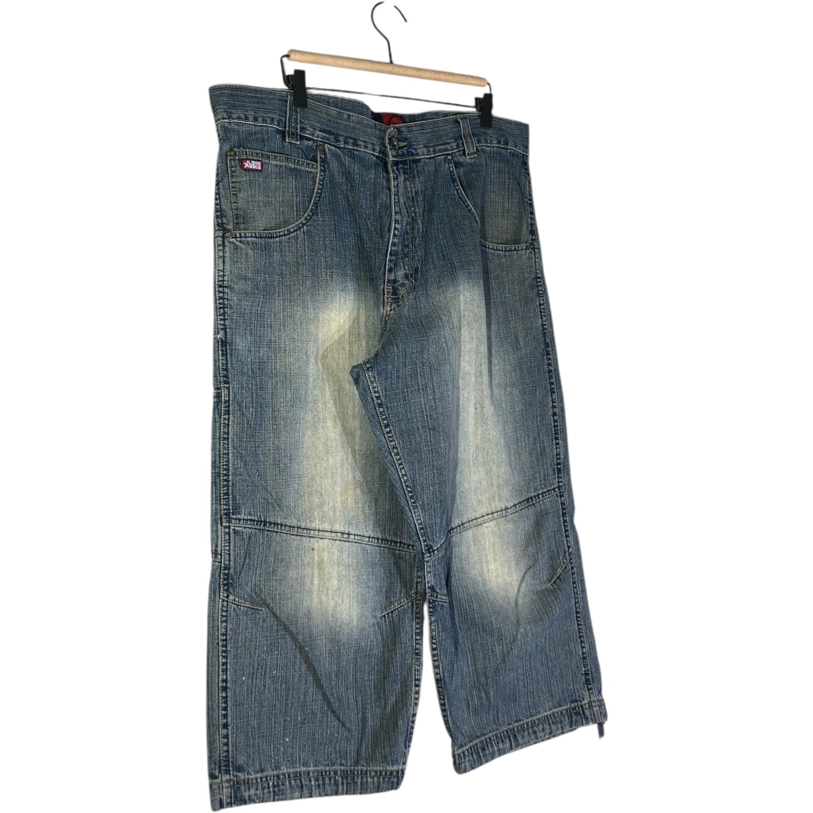 Vintage Mecca Wide Leg Denim Jeans 38