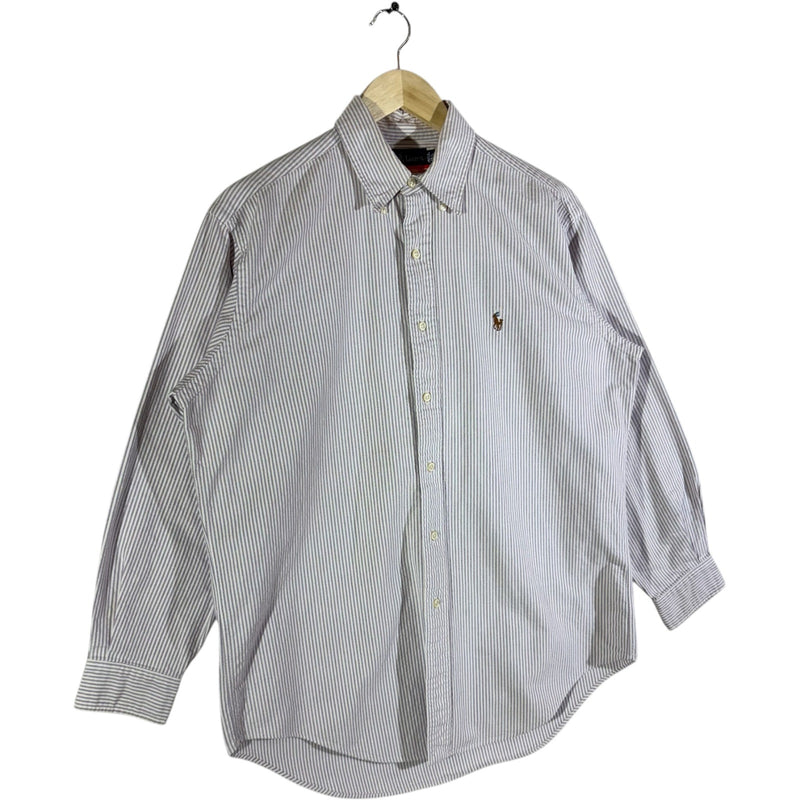 Vintage Polo Ralph Lauren Striped Long Sleeve Button Up