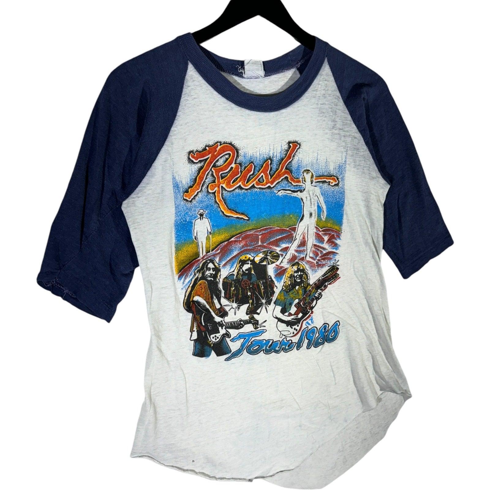 Vintage Rush 1980 Tour Raglan Long Sleeve