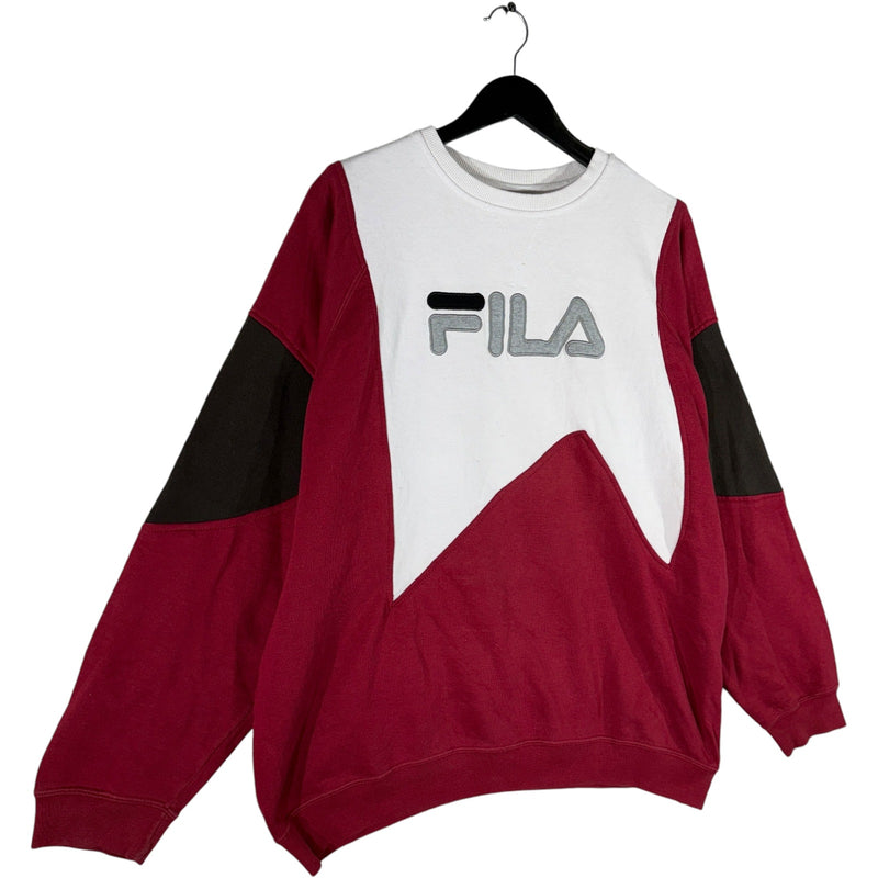 Vintage Fila Cut & Sew Chest Logo Crewneck