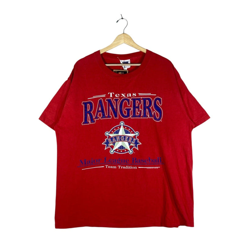 Vintage Texas Rangers Chest Spellout MLB T-Shirt