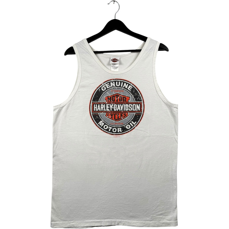 Vintage Harley Davidson Central Texas Motor Oil Tank Top