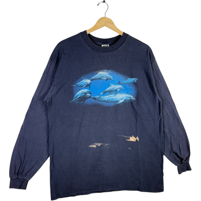 Vintage Dolphin Marine Life Long Sleeve
