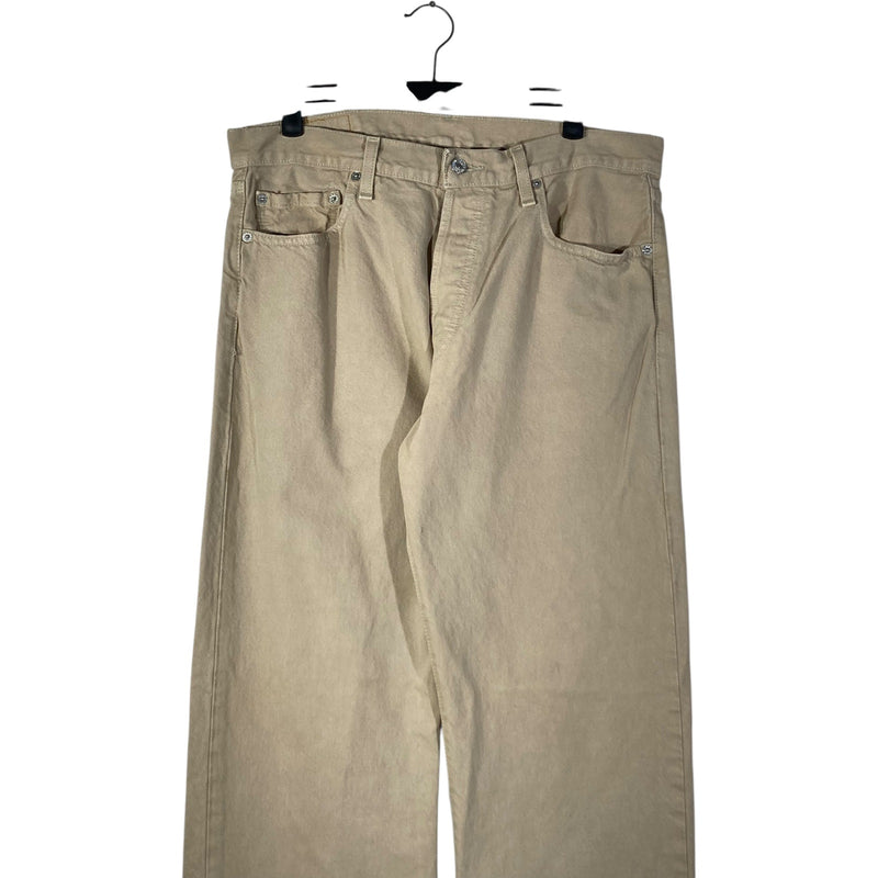 Vintage Levi's 502 Straight Khaki Jeans 34x32