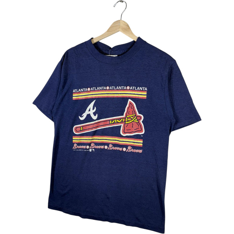 Vintage Atlanta Braves Spellout Logo MLB Tee