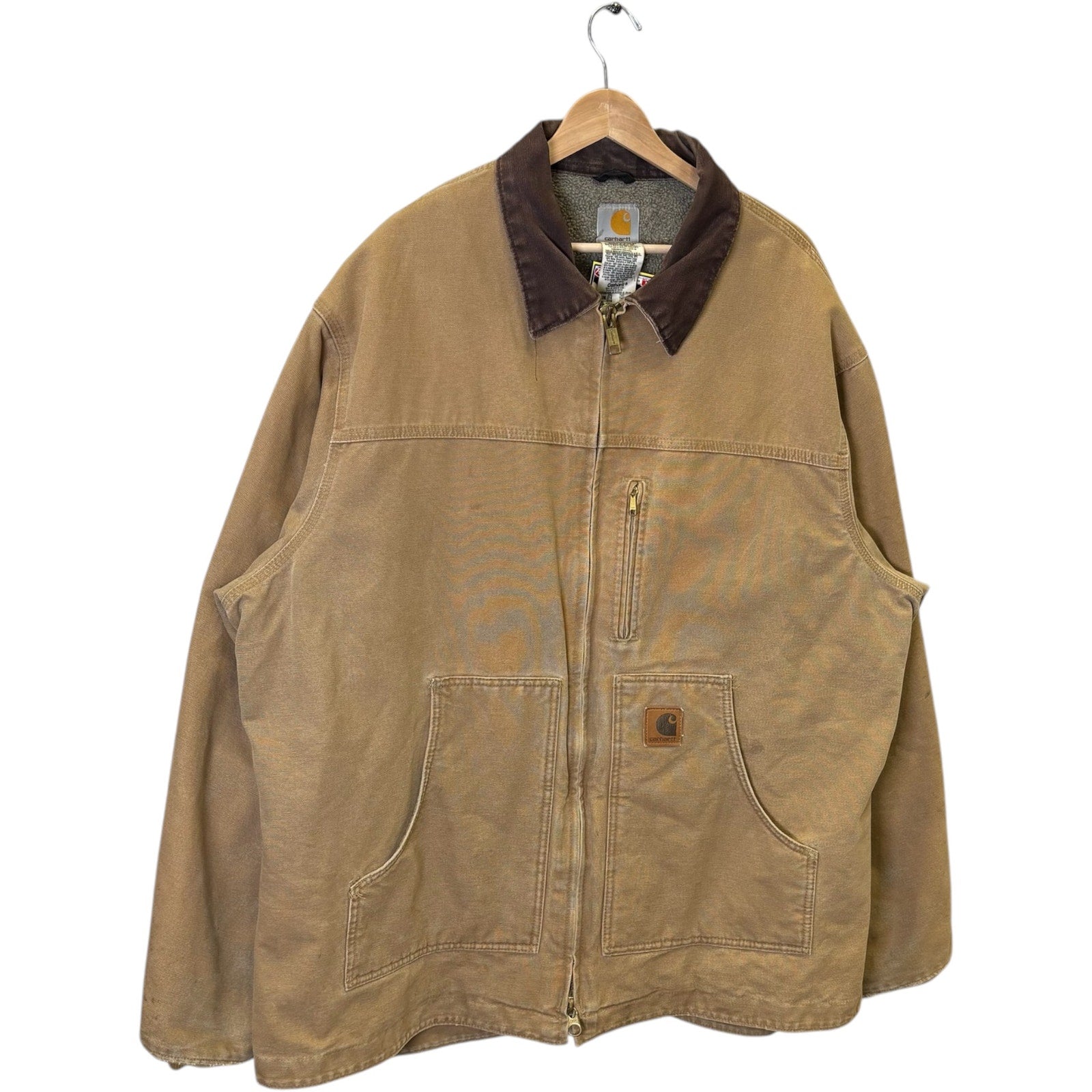 Vintage Carhartt Collared Full Zip Workwear Jacket