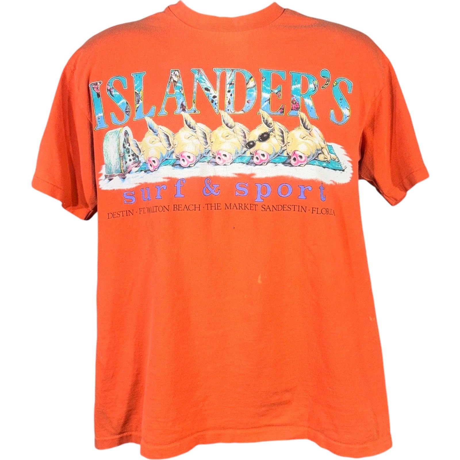 Vintage Islander's Surf and Sport Florida Souvenir Tee 90s