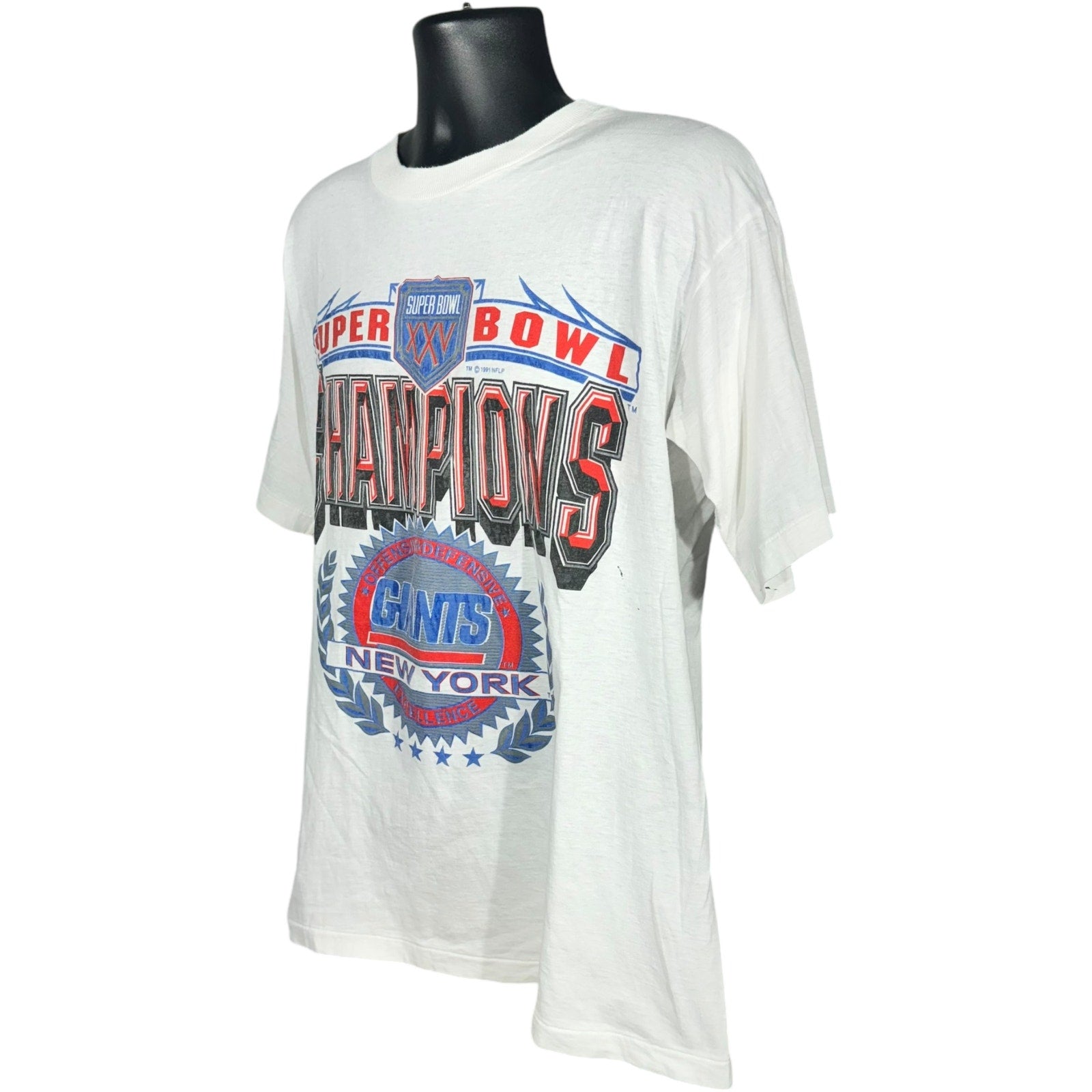 Vintage New York Giants Super Bowl XXV Champions Tee