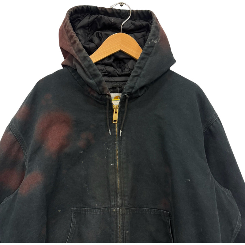 Vintage Carhartt Hooded Full Zip Workwear Jacket