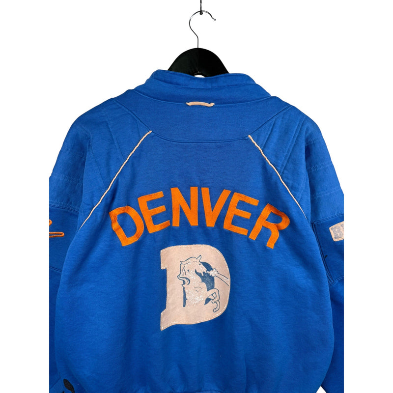 Vintage Nike Broncos Half Zip Hoodie