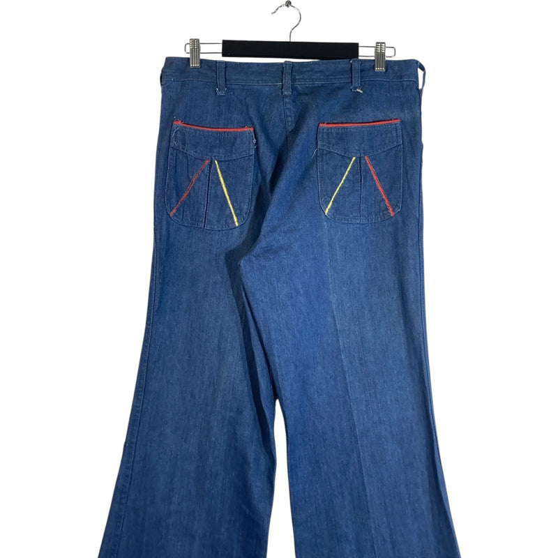 Vintage Flared Denim Jeans 32 x 33