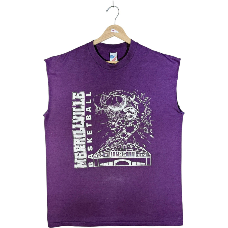 Vintage Merrillville Pirates RCA '95 Crewneck Muscle Sleeve Tank Top