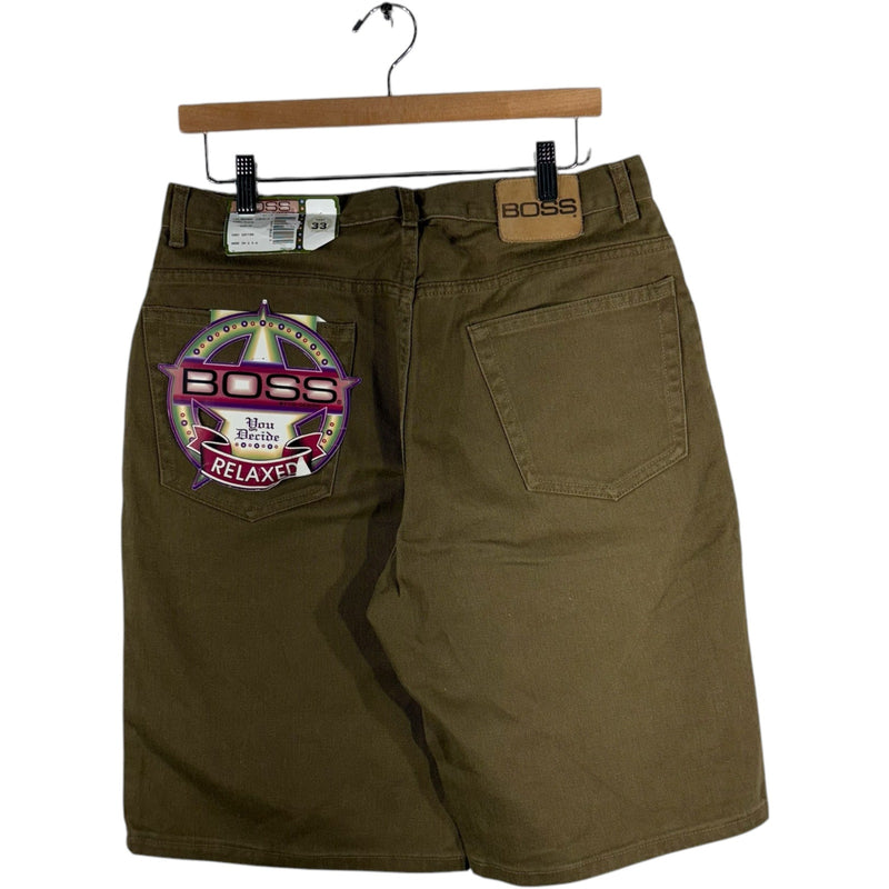 Vintage Boss Relaxed Fit Chino Shorts 37x11 NWT