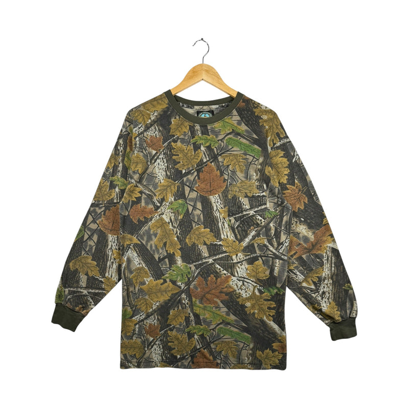 Vintage Real-Tree Camouflage Long Sleeve T-Shirt