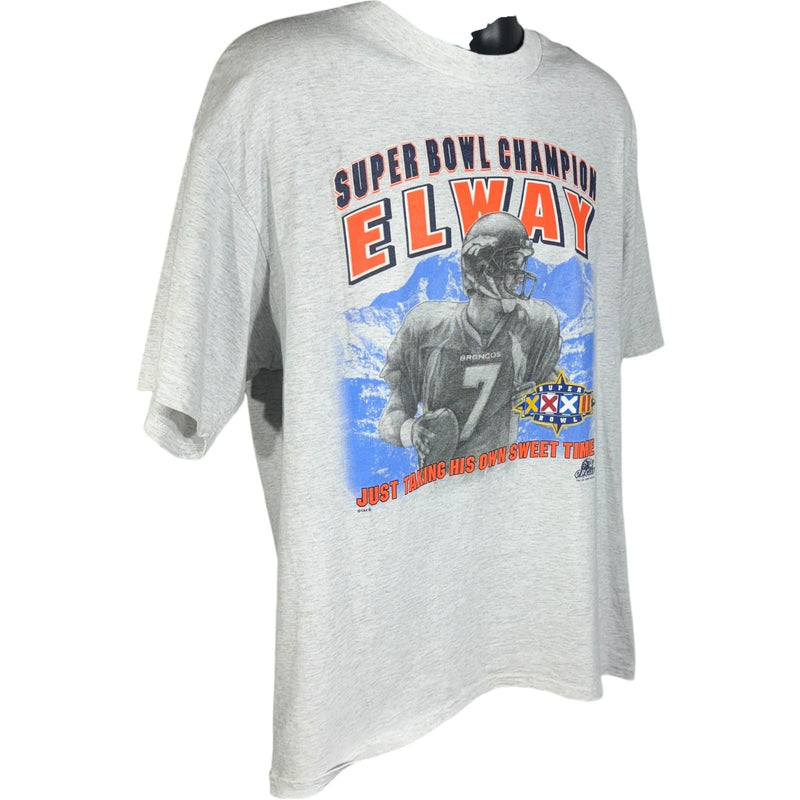 Vintage Denver Broncos John Elway Super Bowl NFL Tee