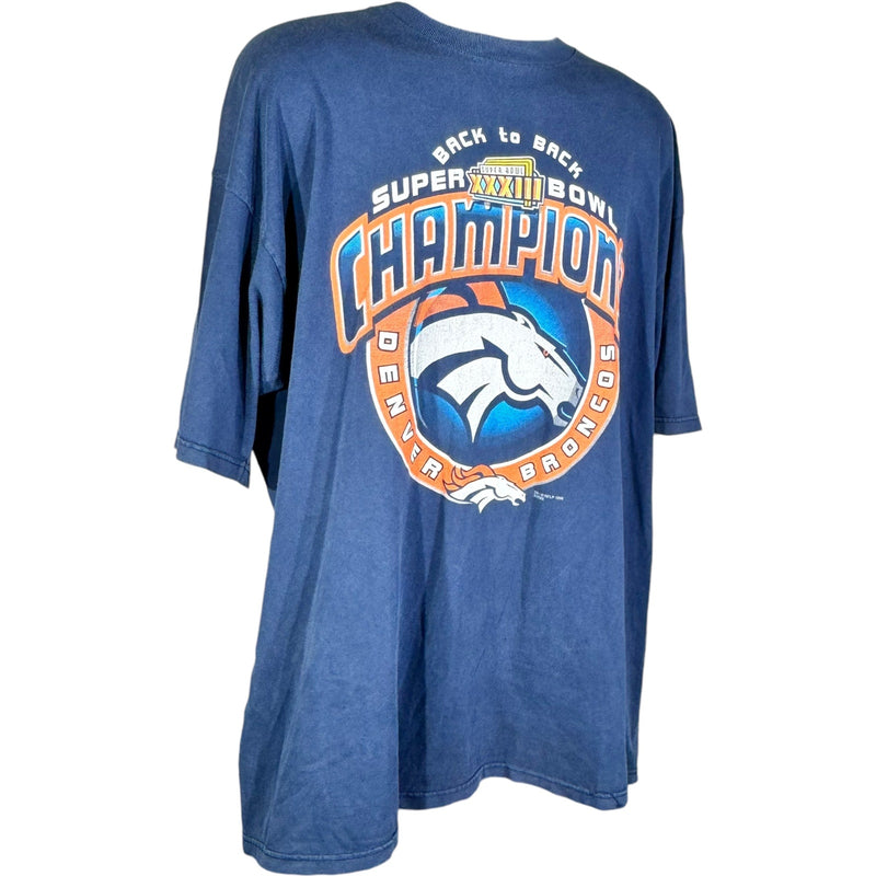 Vintage Denver Broncos "Back to Back" Super Bowl Champs Tee