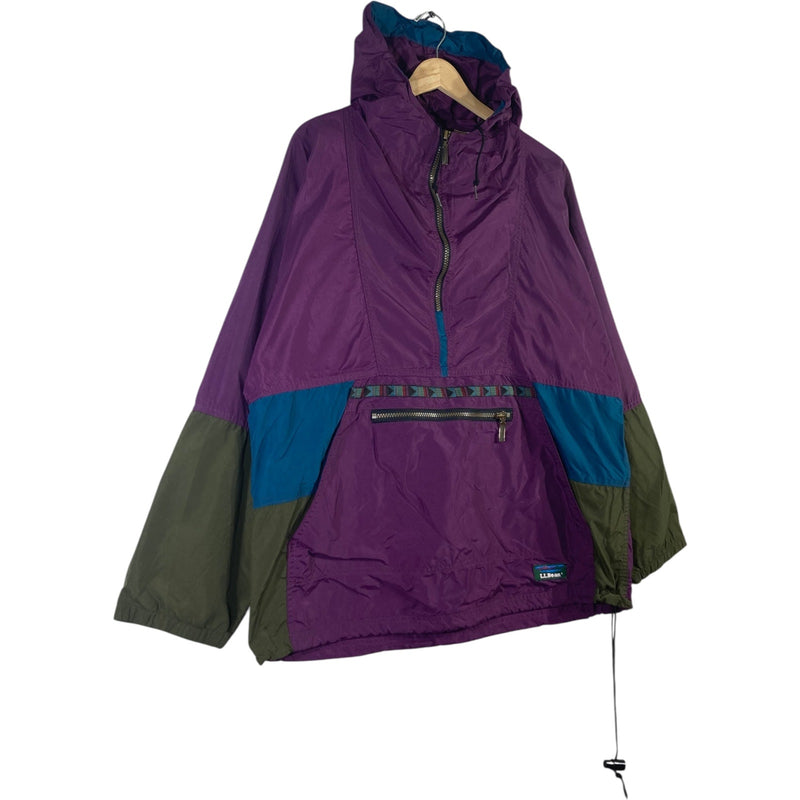 Vintage L.L. Bean Colorblock Anorak Light Jacket