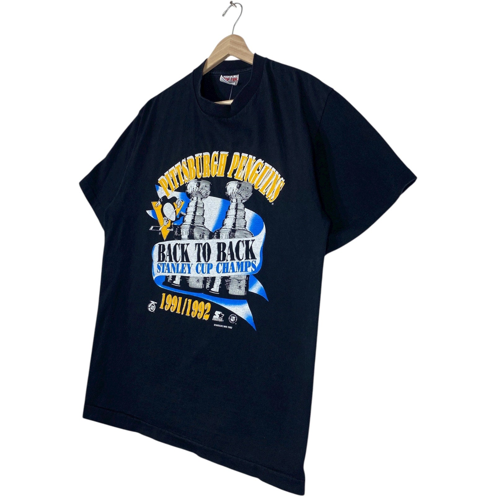 Vintage Pittsburgh Penguins Back To Back NHL T-Shirt