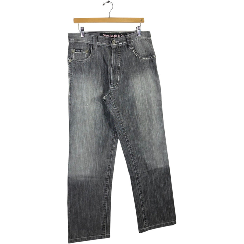 Vintage 5ive Jungle & Co. Straight Leg Dark Wash Jeans 34 x 30