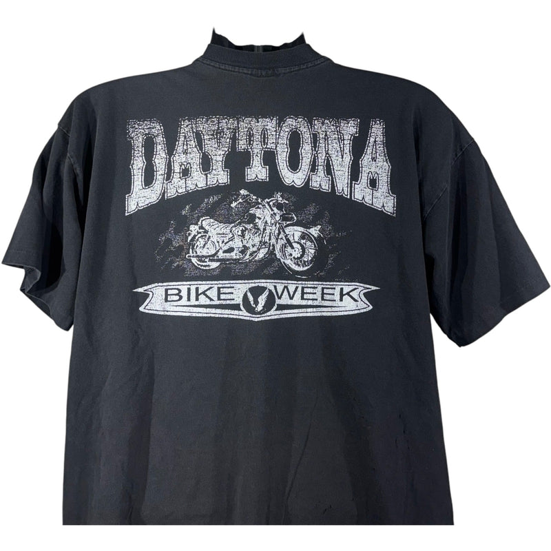 Vintage Street Thunder Lightning Eagle Daytona Bike Week Tee 1998