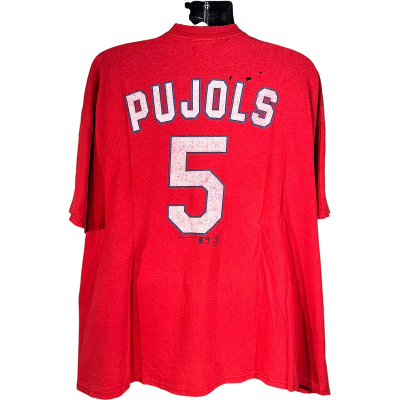 Vintage St. Louis Cardinals #5 Albert Pujols Tee 2004