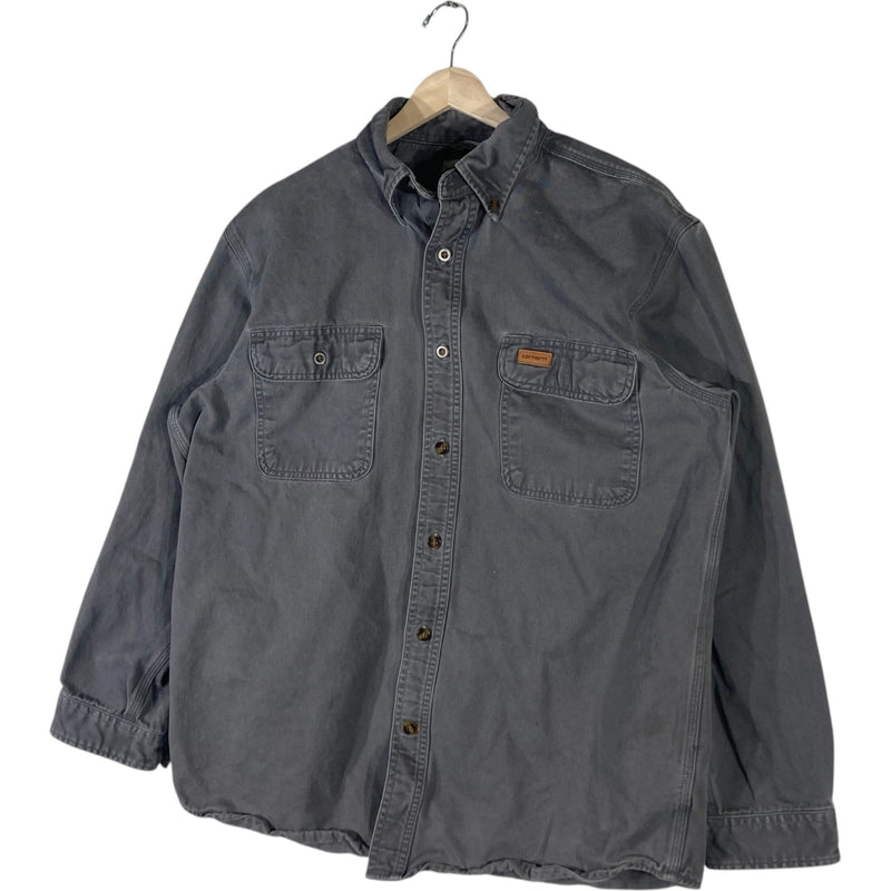 Vintage Carhartt Original Fit Chamois Button Up Flannel
