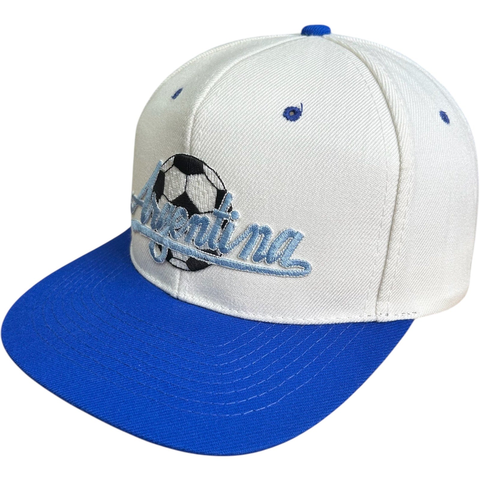 Vintage Argentina Soccer Snapback Hat