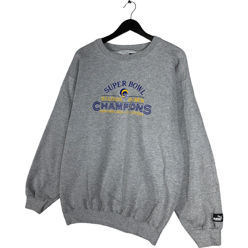 Vintage Puma St. Louis Rams Super Bowl Champs Crewneck