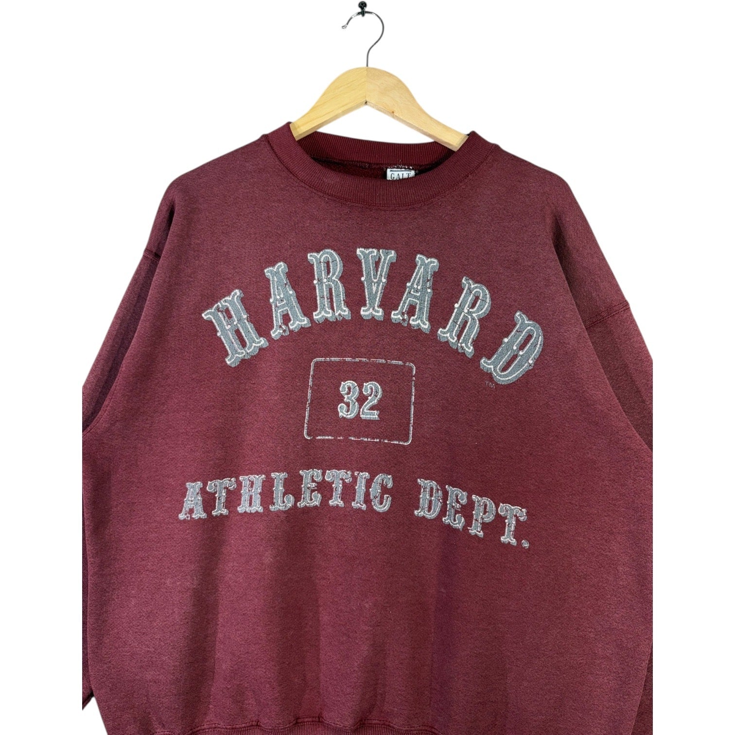 Vintage Harvard University Athletic Dept. 32 Crewneck