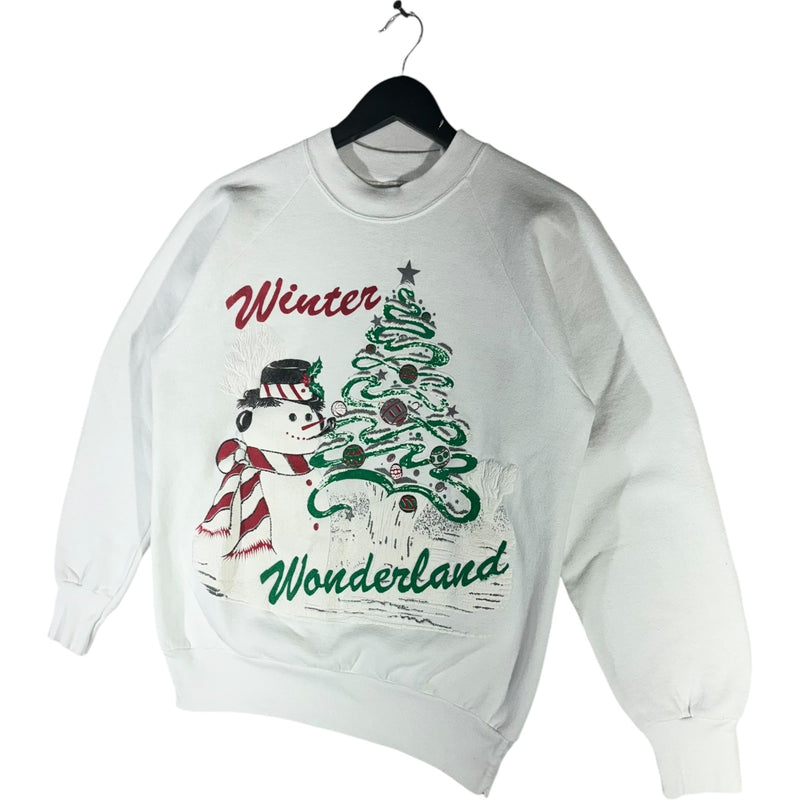 Vintage Christmas Winter Wonderland Snowman Crewneck