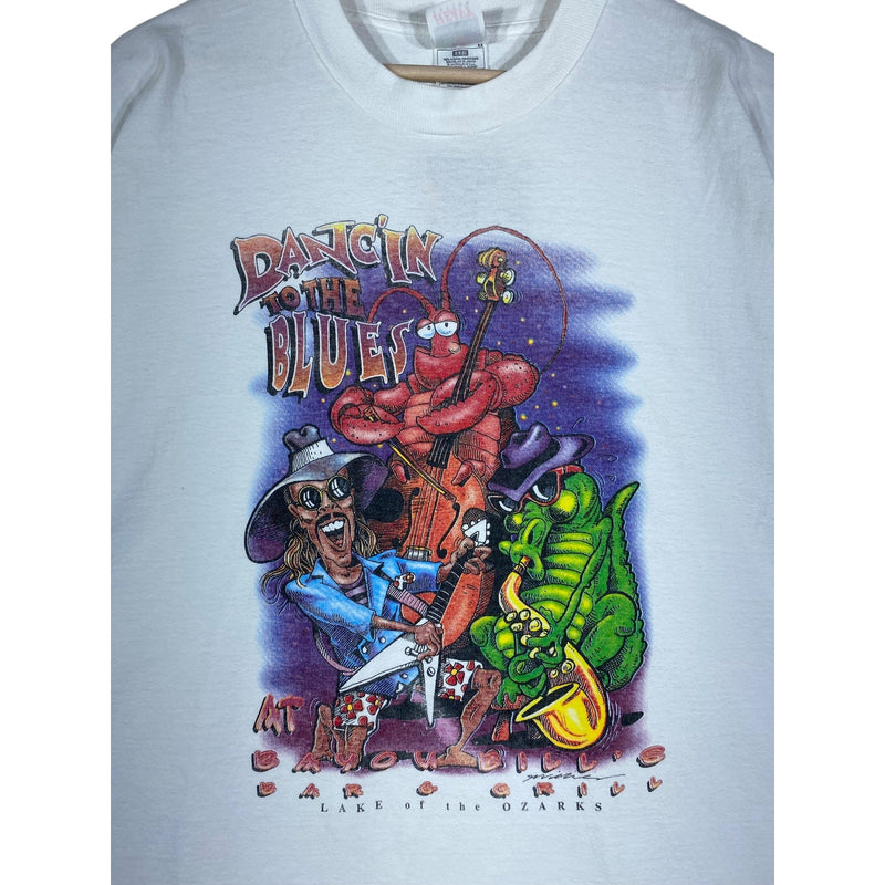 Vintage Dancin' To The Blues Bayou Bill's Bar & Grill T-Shirt