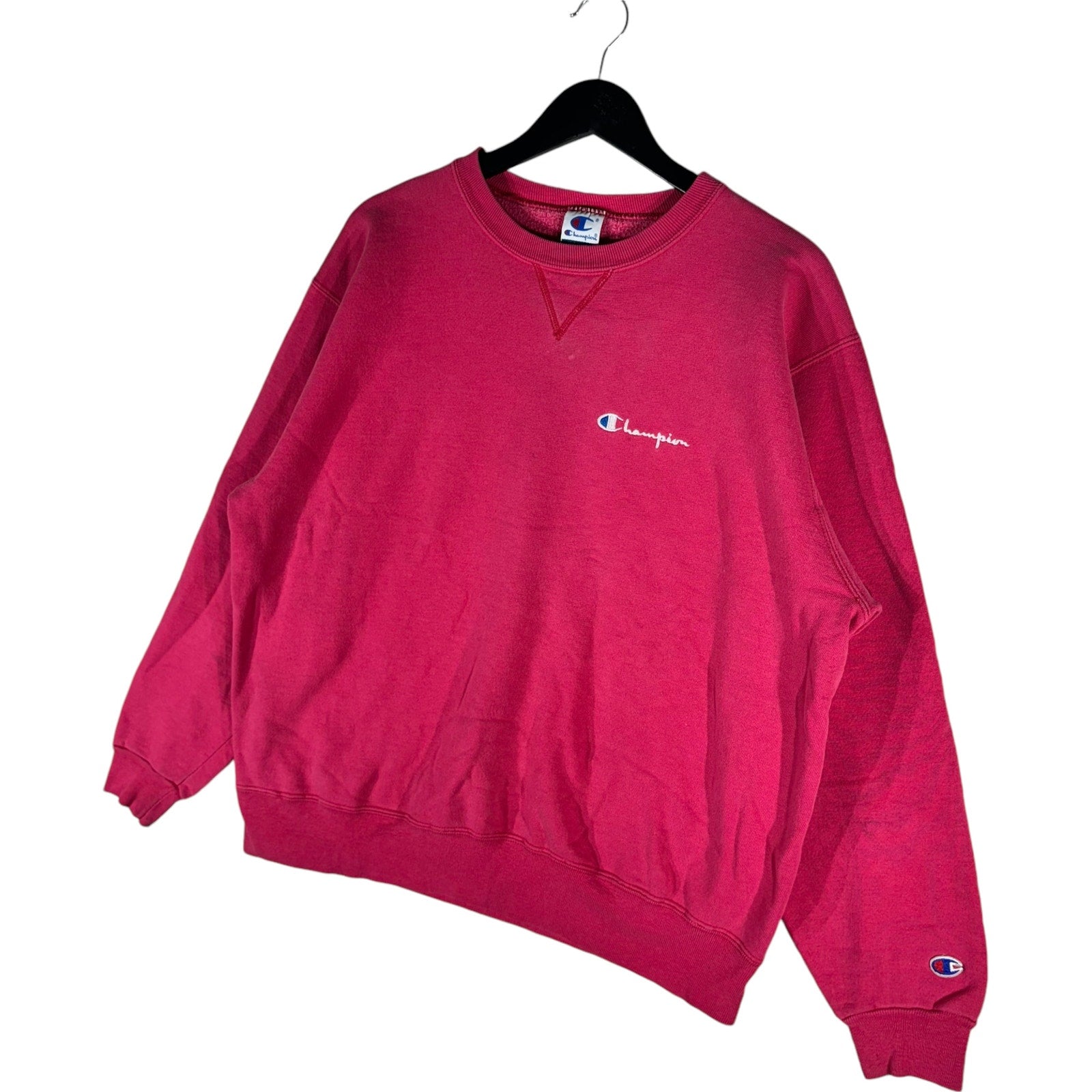 Vintage Champion Mini Logo Spellout Crewneck 90 s