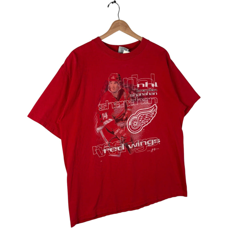 Vintage Detroit Red Wings Brendan Shanahan NHL Player Tee 90s