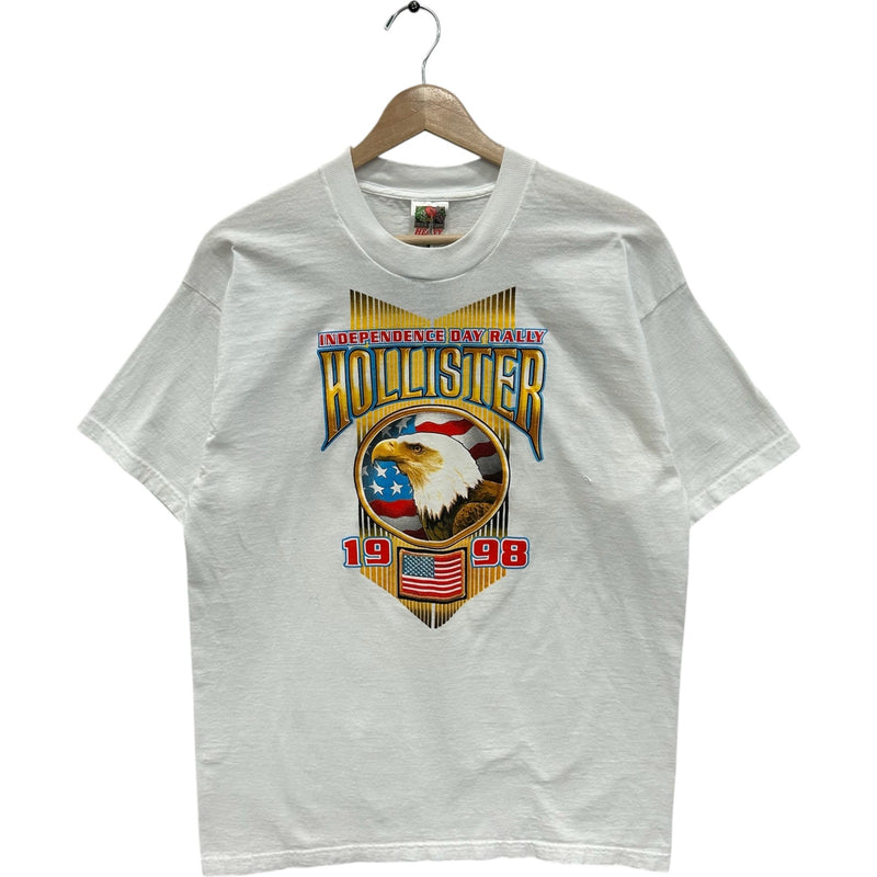 Vintage Hollister Independence Day Bike Rally Tee 1998