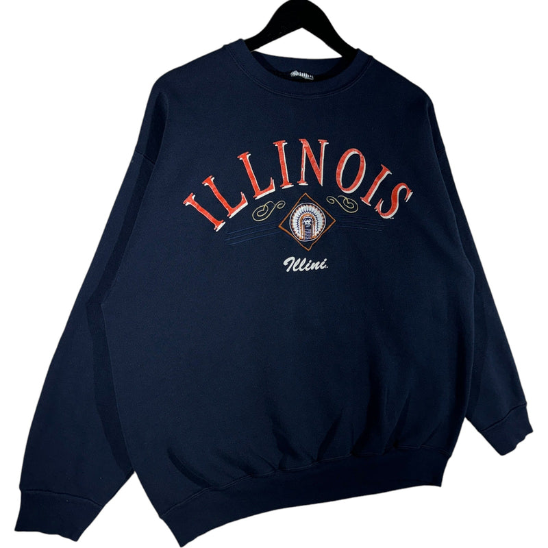 Vintage University Of Illinois Spellout Crewneck