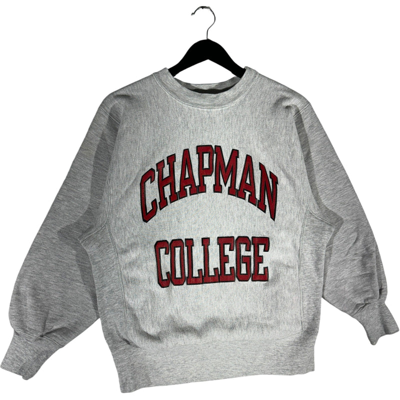 Vintage Champion Reverse Weave Warm-Up Chapman College Crewneck 80s